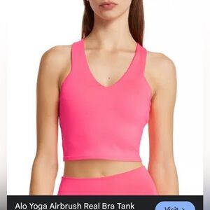 Alo Yoga airbrush, real tank bra
